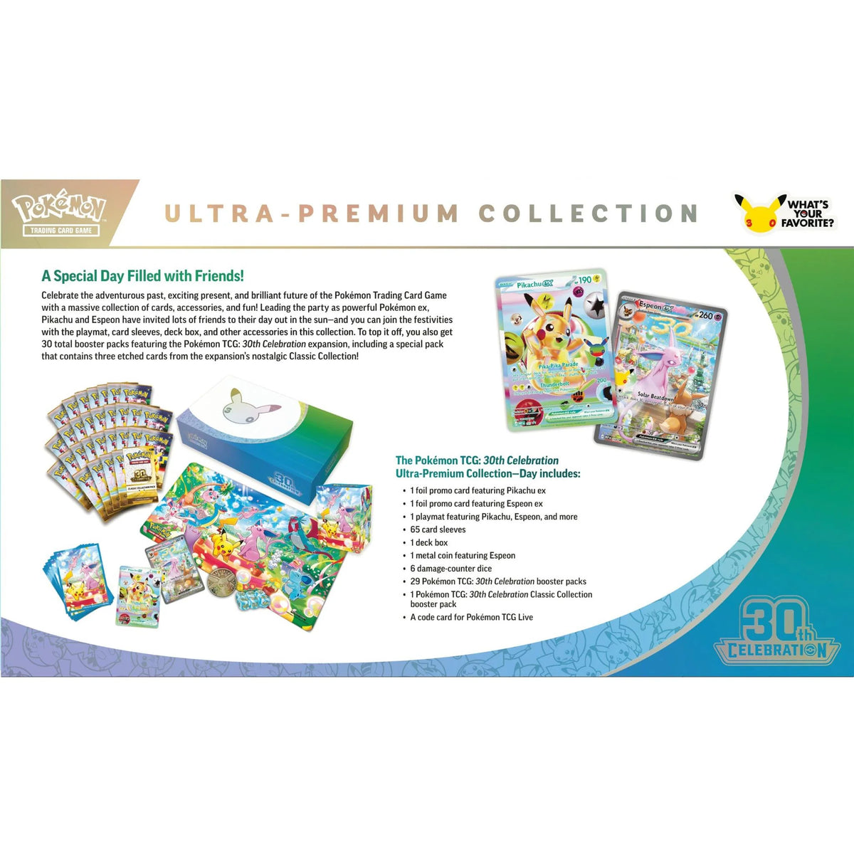 Pokemon TCG: 30th Celebration Ultra-Premium Collection Day PREORDER