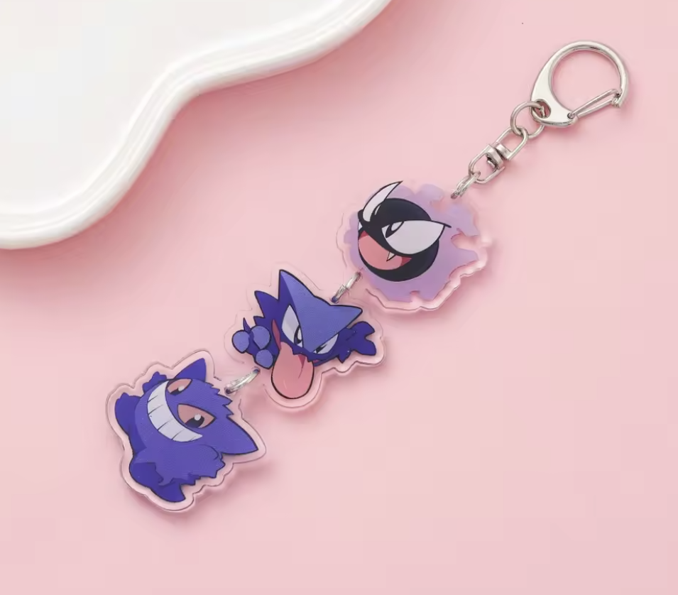 Pokémon Gengar Acrylic Keychain Accessories
