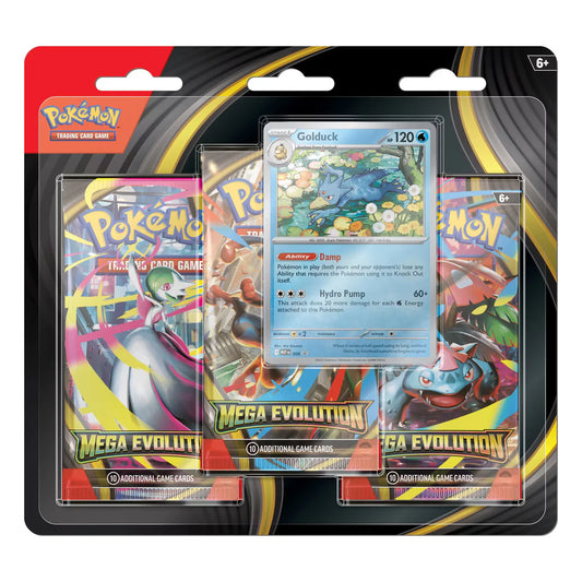 Pokemon TCG - Mega Evolution 3 Pack Blister