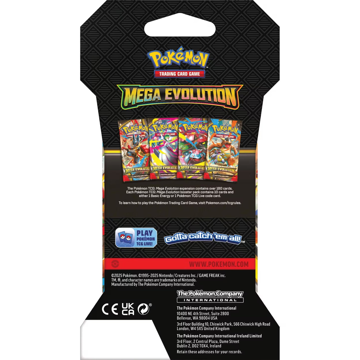Pokemon TCG - Mega Evolution Blister Pack - Assorted