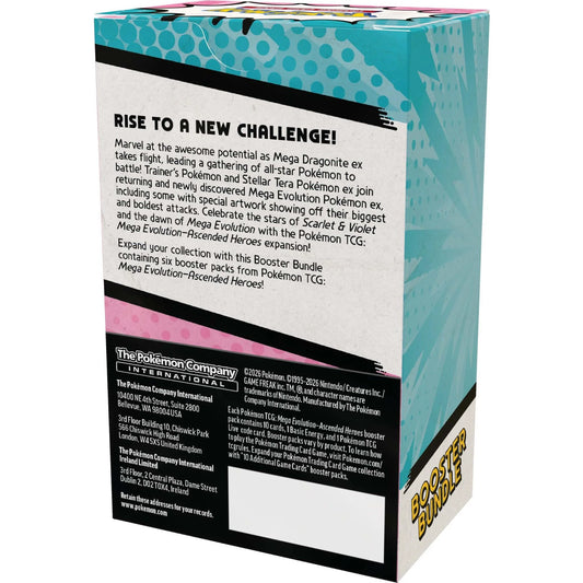 Pokemon TCG - Mega Evolution-Ascended Heroes Booster Bundle Sealed PREORDER