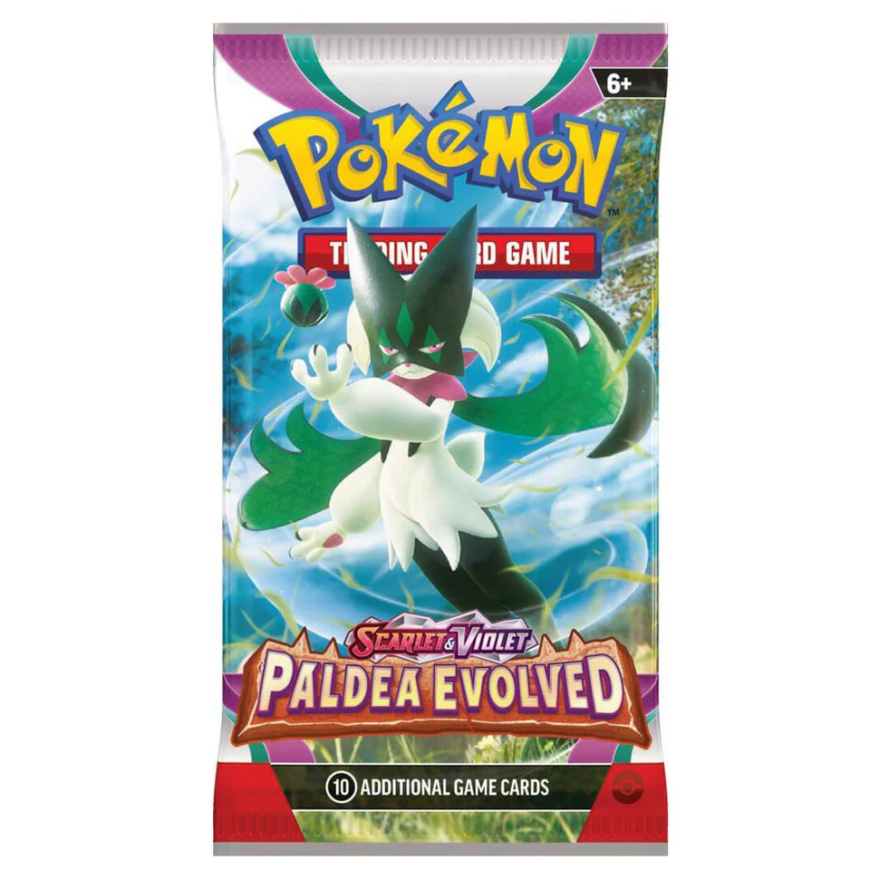Pokemon TCG - Scarlet & Violet Paldea Evolved Booster Pack (Assorted)