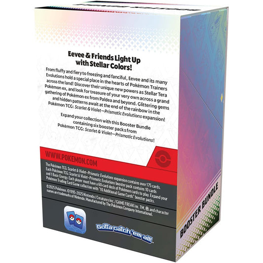 Pokemon TCG - Scarlet & Violet-Prismatic Evolutions Booster Bundle