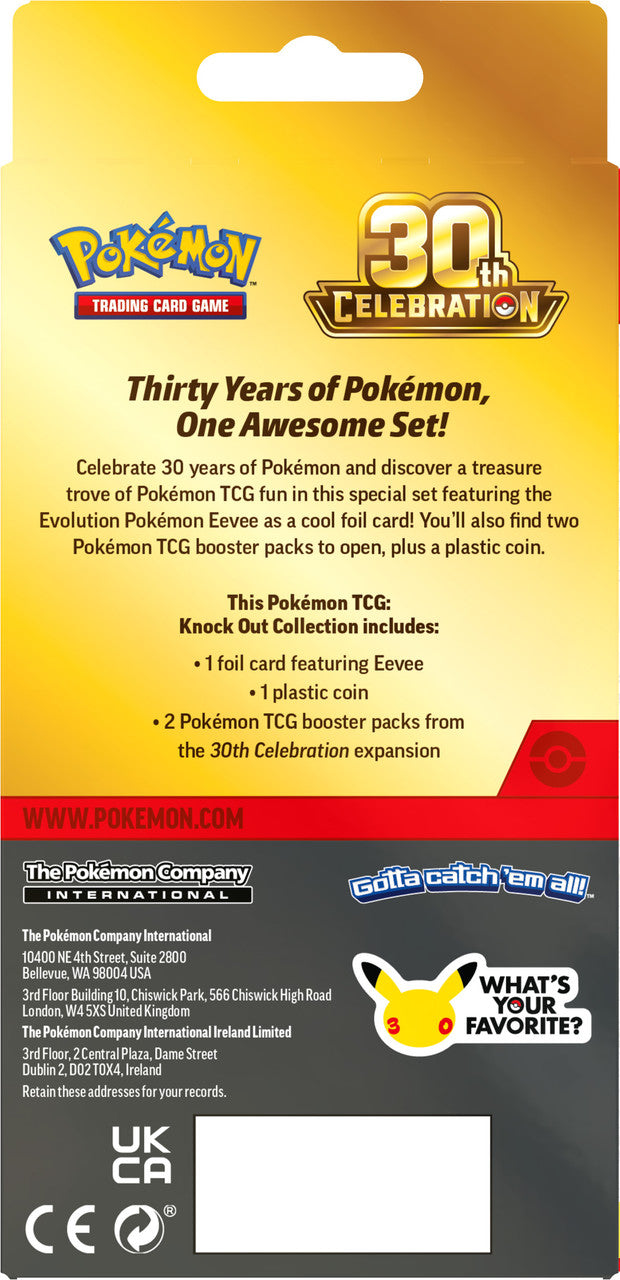 Pokemon TCG: 30th Celebration Knock Out Collection PREORDER