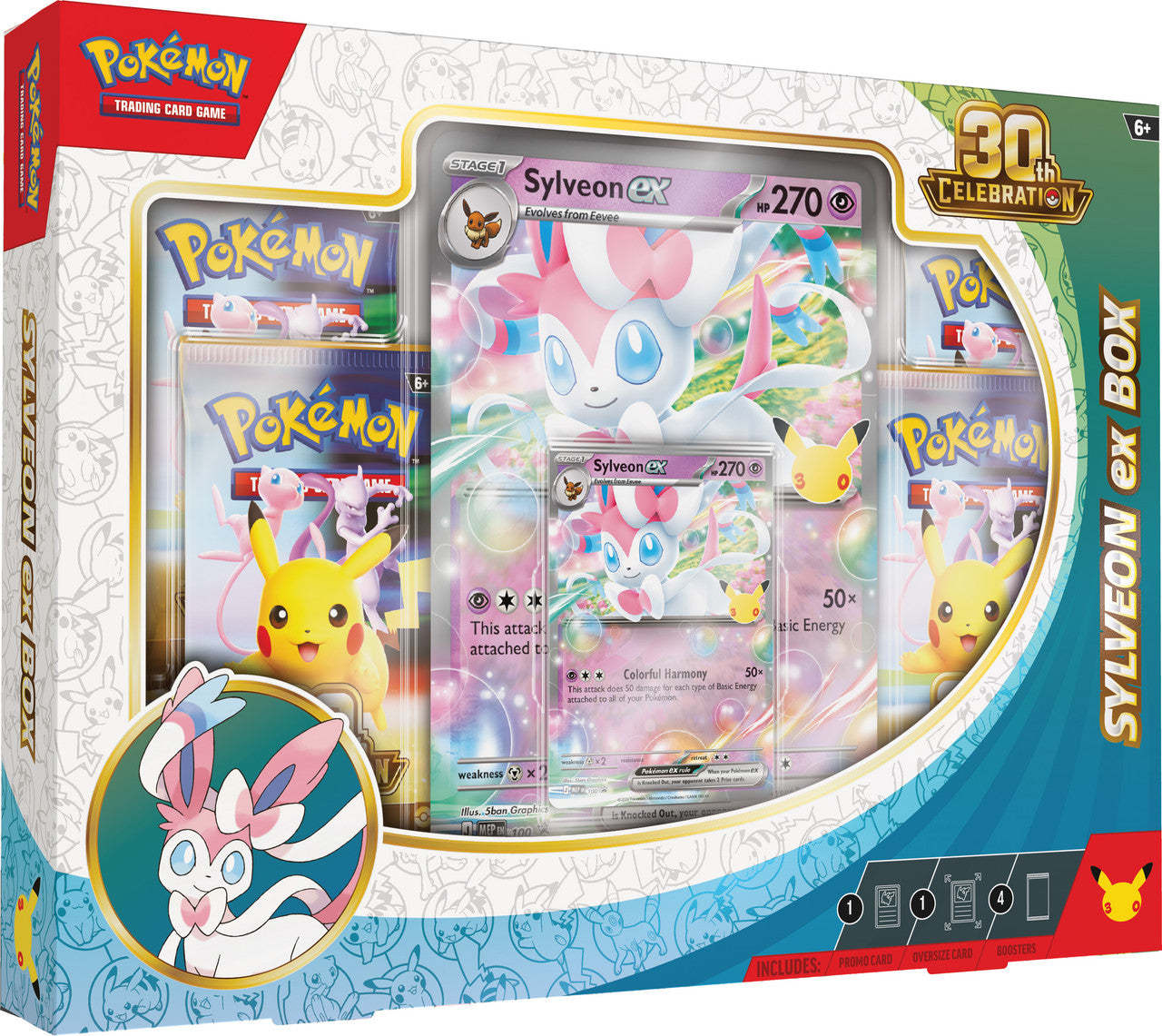 Pokemon TCG: 30th Celebration Sylveon ex Box PREORDER