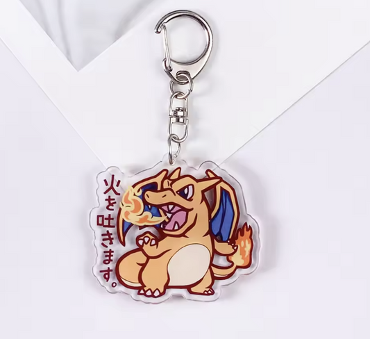 Pokémon Charizard Acrylic Keychain Accessories