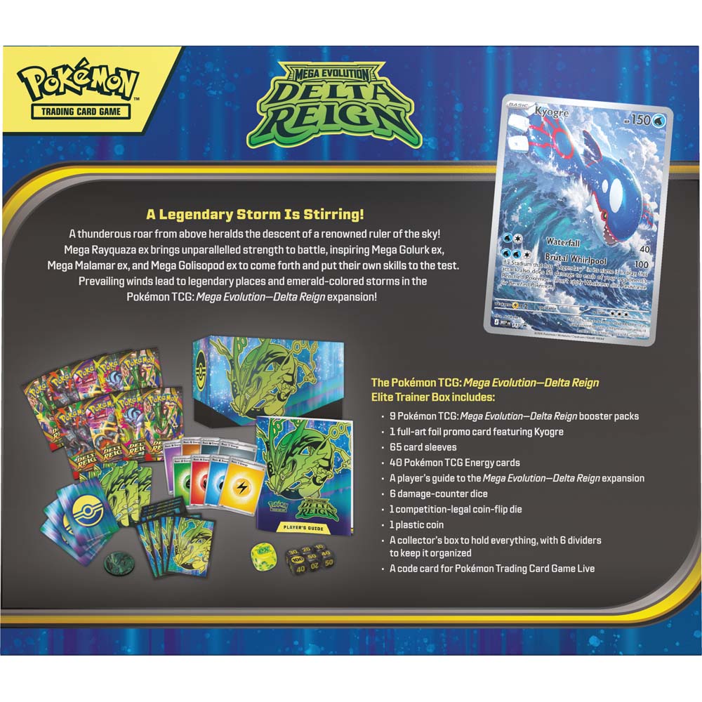 Pokemon TCG - Mega Evolution-Delta Reign Elite Trainer Box Sealed PREORDER