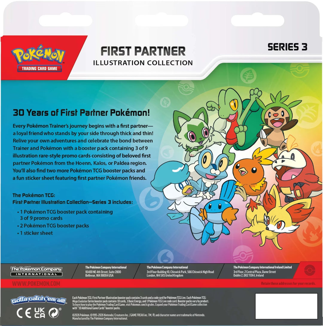 Pokemon TCG - First Partner Illustration Collection - Series 3