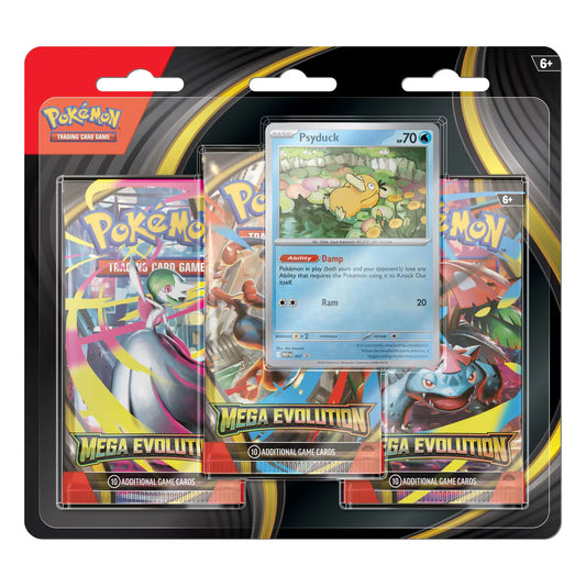 Pokemon TCG - Mega Evolution 3 Pack Blister