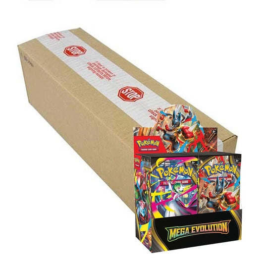 Pokemon TCG - Mega Evolution Enhanced Booster Box Sealed Case (x6 Sealed Booster Boxes)