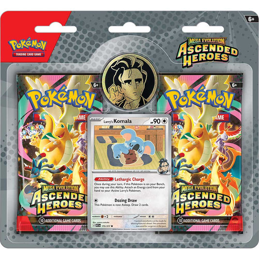 Pokemon TCG - Mega Evolution-Ascended Heroes Blister 2-Pack (Assorted)