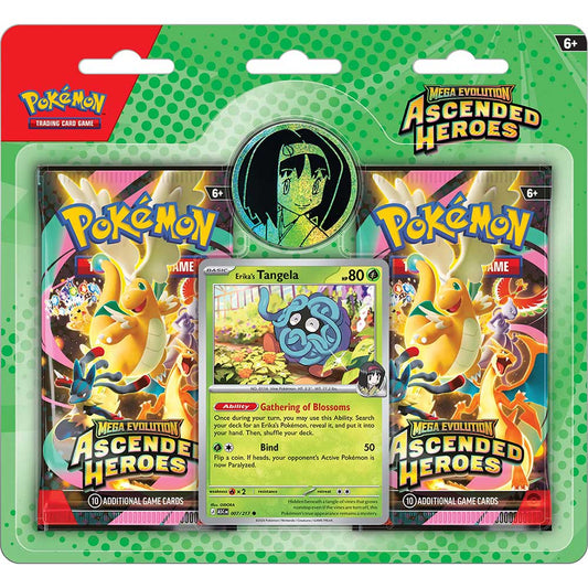 Pokemon TCG - Mega Evolution-Ascended Heroes Blister 2-Pack (Assorted)