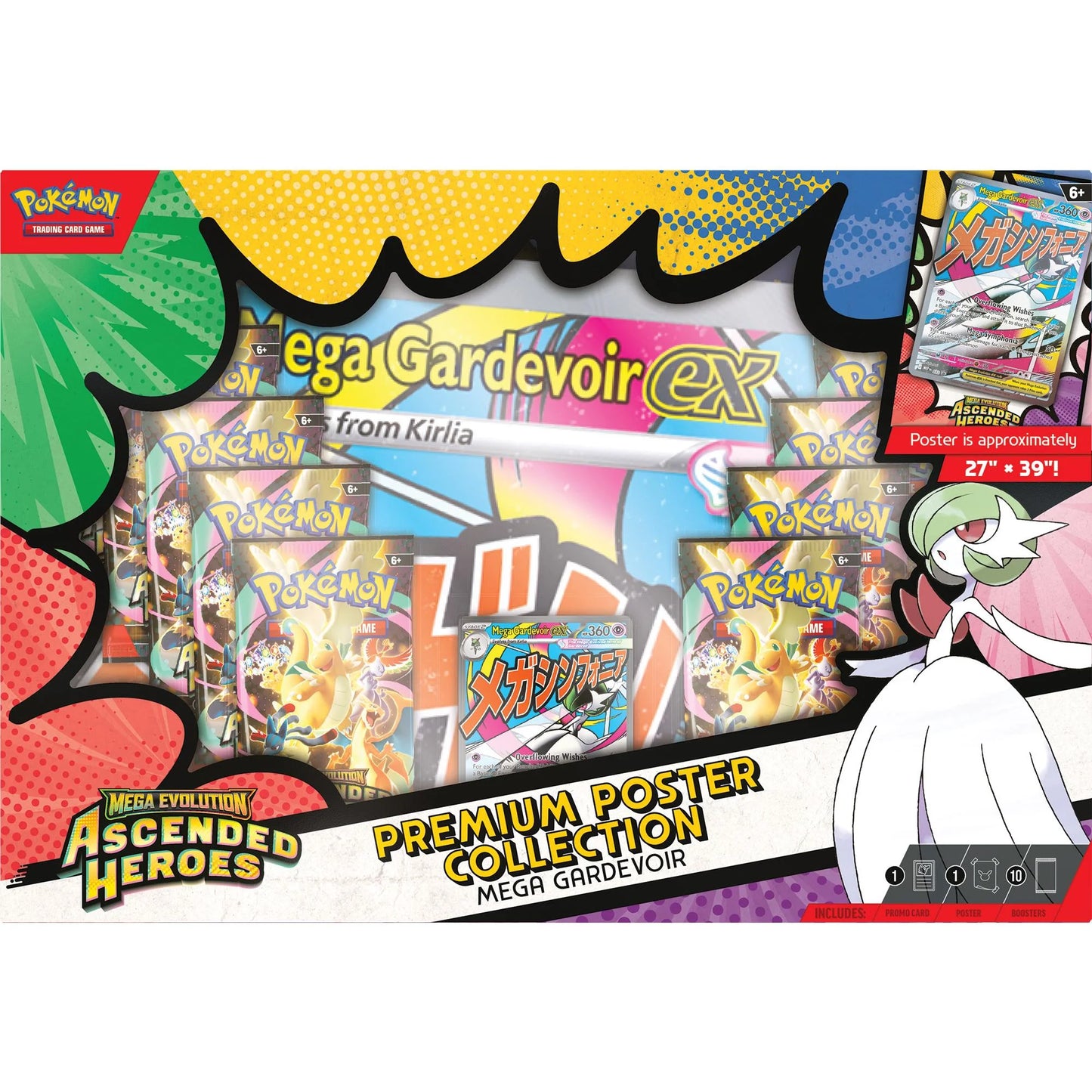 Pokemon TCG - Mega Evolution-Ascended Heroes Premium Poster Collection (Assorted) PREORDER