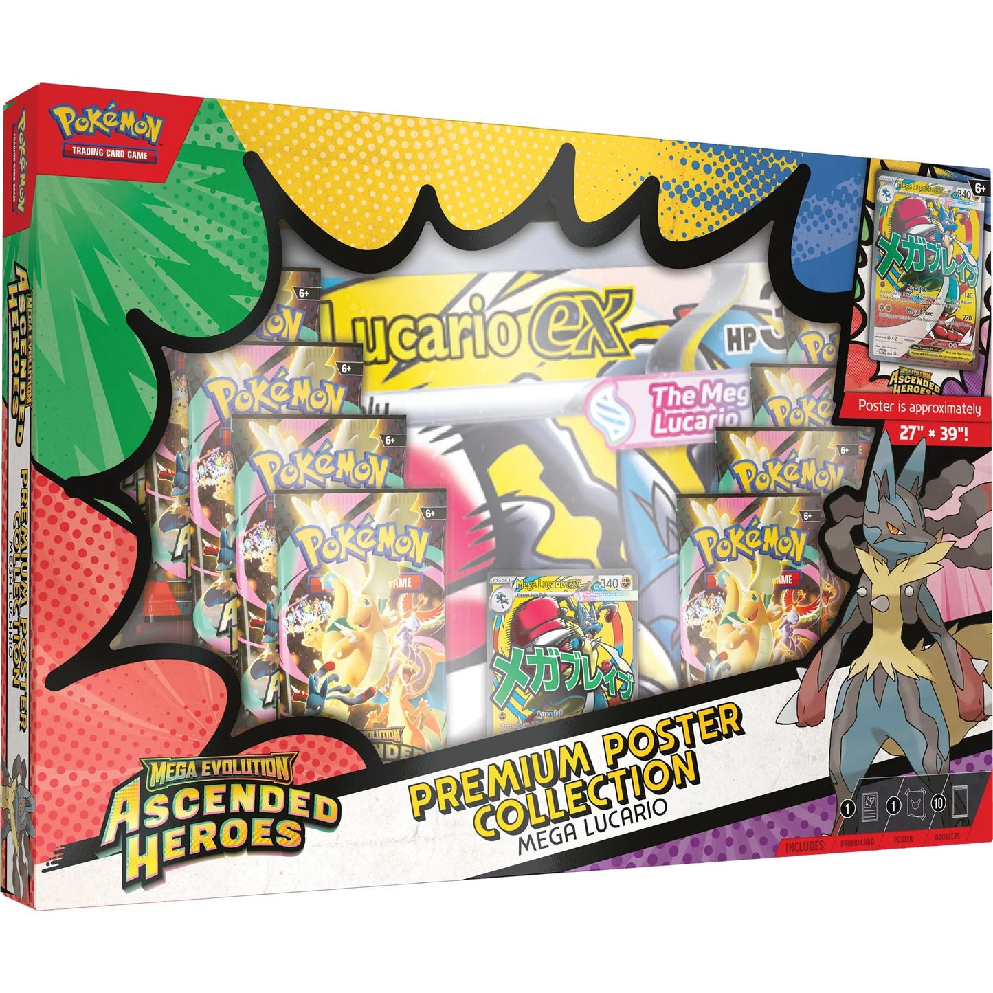 Pokemon TCG - Mega Evolution-Ascended Heroes Premium Poster Collection (Assorted) PREORDER