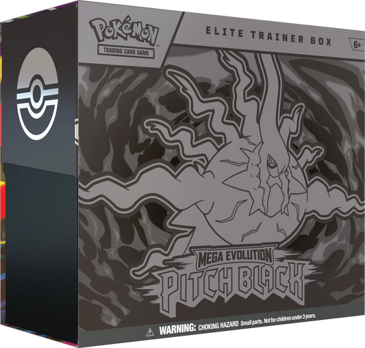 Pokemon TCG - Mega Evolution-Pitch Black Elite Trainer Box Sealed PREORDER