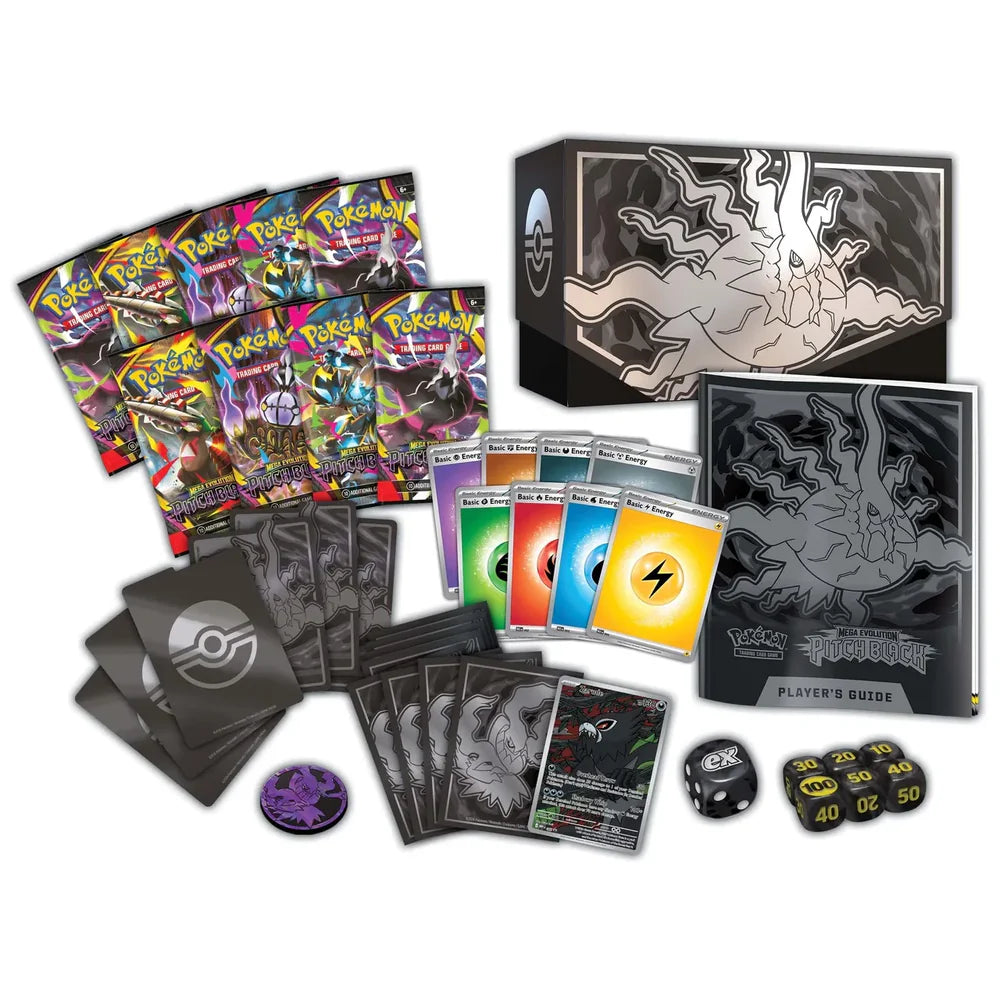 Pokemon TCG - Mega Evolution-Pitch Black Elite Trainer Box Sealed PREORDER
