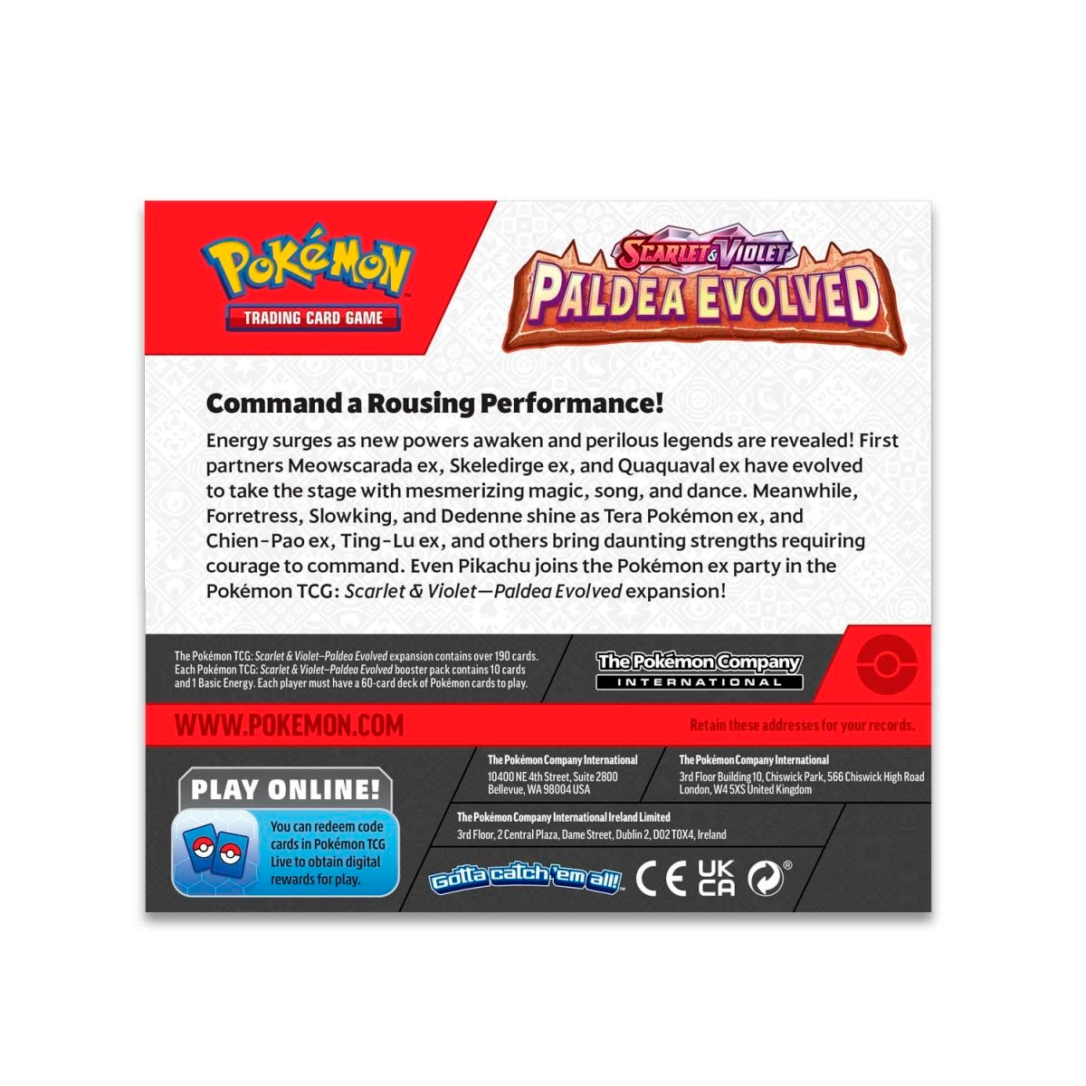 Pokemon TCG - Scarlet & Violet-Paldea Evolved Booster Box Sealed (36 Packs)