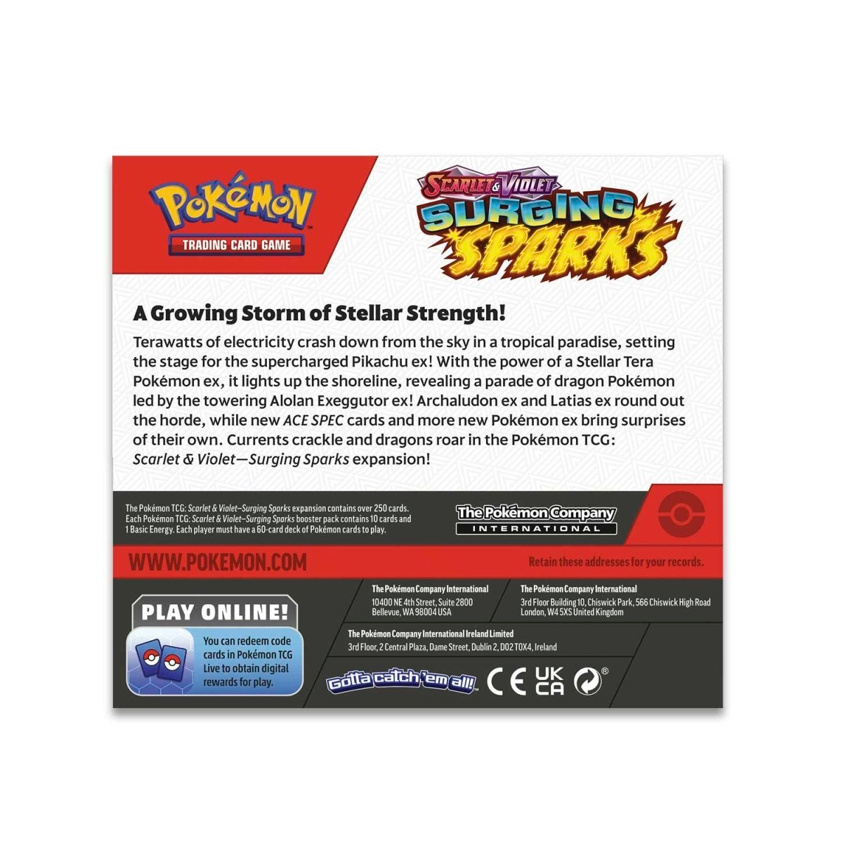 Pokemon TCG - Scarlet & Violet-Surging Sparks Booster Box Sealed (36 Packs)