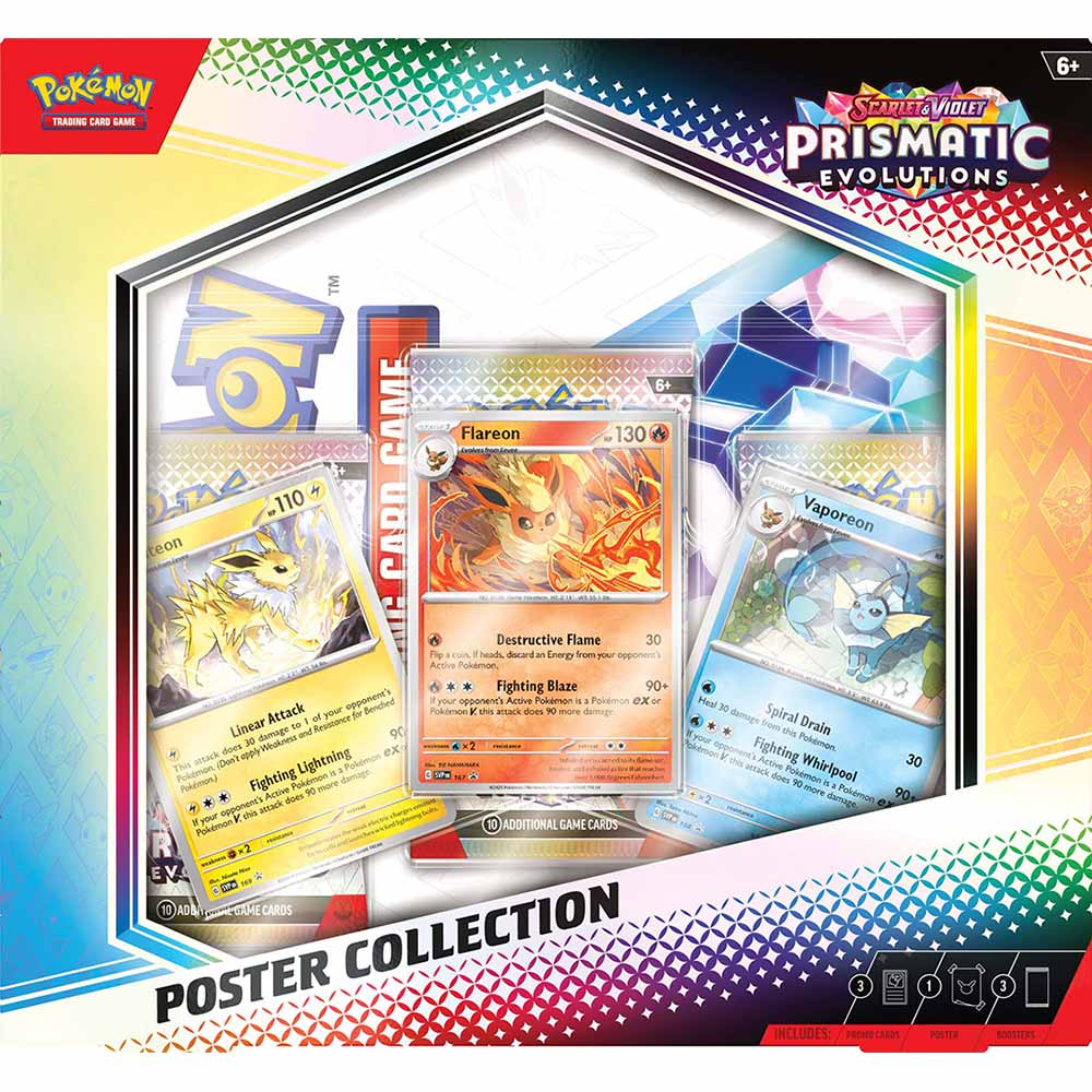 Pokemon TCG - Scarlet & Violet-Prismatic Evolutions Poster Collection