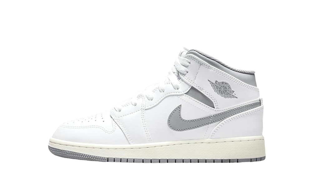 Air Jordan 1 Mid Neutral Grey GS